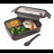 Boîte à bento de stockage des aliments à trois compartiments