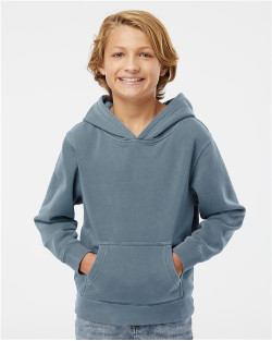 Molleton à capuchon mi-léger unisexe teinture par pigment pour enfants