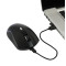 Souris optique sans fil avec logo lumineux
