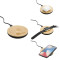 Tapis de chargement sans fil universel en bambou