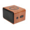 Haut-parleur Bluetooth en bois avec chargeur sans fil