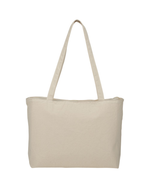 Cabas à fermeture éclair en toile de coton 12 oz Cabas à fermeture éclair en toile de coton 12 oz