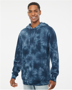 Molleton à capuchon unisexe Tie Dye semi-épais