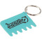 Porte-clés brosse à clavier en silicone