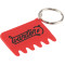 Porte-clés brosse à clavier en silicone