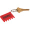 Porte-clés brosse à clavier en silicone