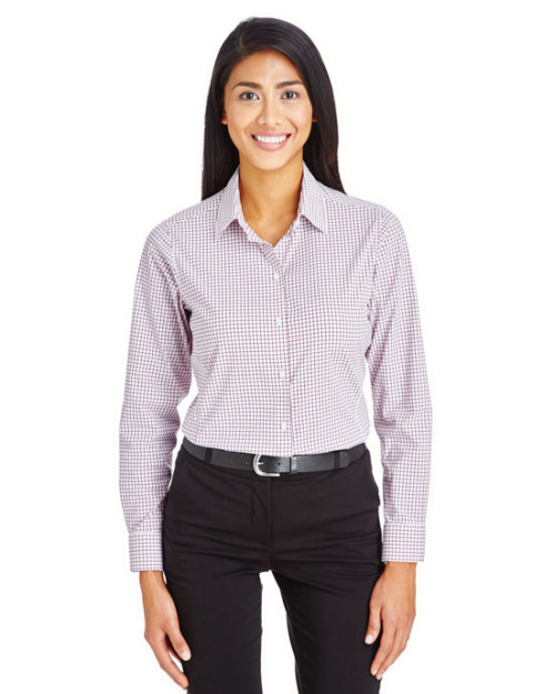 Chemise pour femme Performance CrownLuxMC à micro-carreaux de Devon & JonesMD Chemise pour femme Performance CrownLuxMC à micro-carreaux de Devon & JonesMD