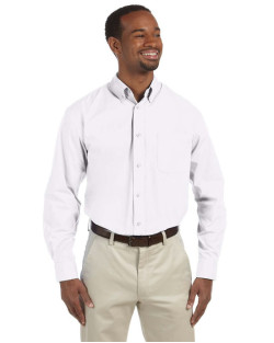 Chemise essentielle pour homme de taille longue en popeline 5,4 oz/vg2 de Harriton